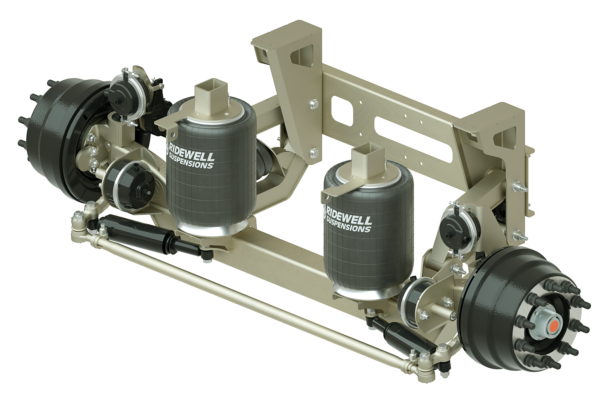 Steerable Auxiliary Trailer Suspension