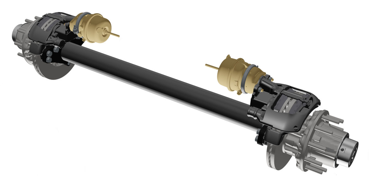 Ridewell Adds Lightweight Bendix ADB22XLT Disc Brake Compatability to Axle Line Ridewell