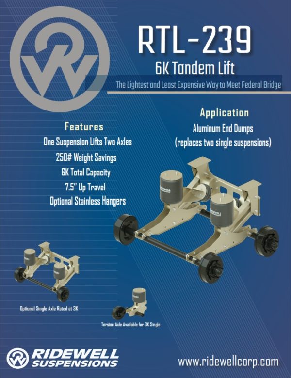 RTL239 Ridewell Suspensions